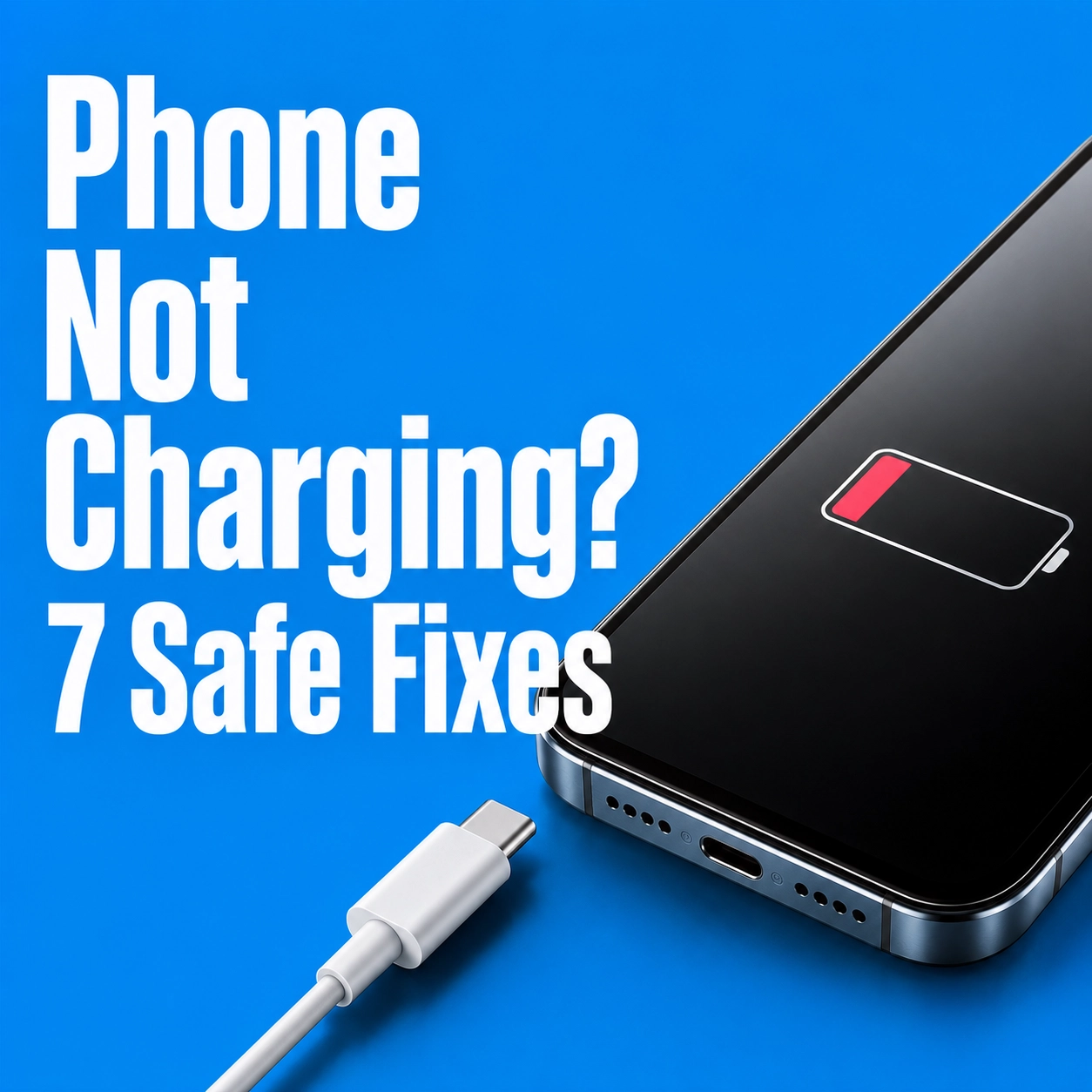 Phone Not Charging? 7 Safe Fixes | iMobile iMobile Blog
