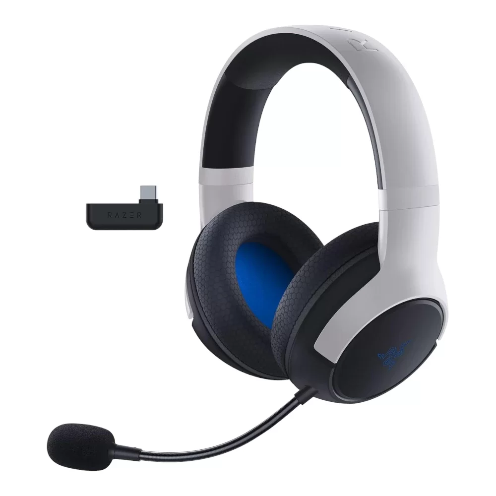 Razer Kaira for PlayStation (White/Black) Wireless Gaming Headset - RZ04-03980100-R3M1