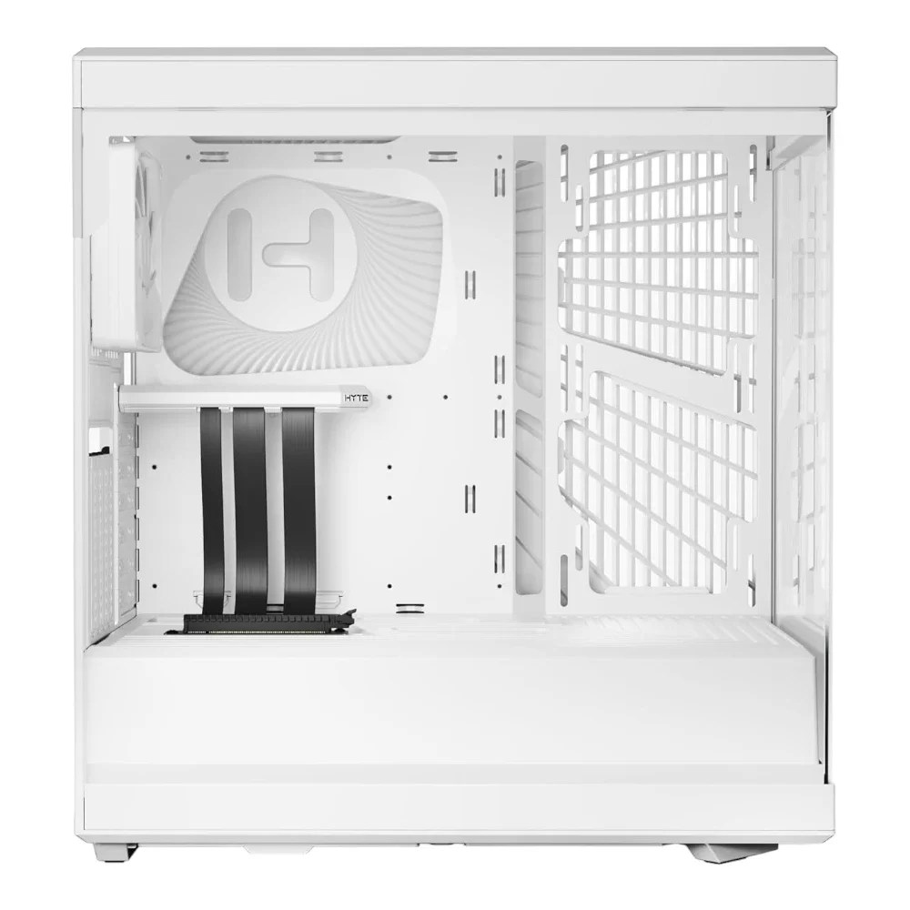 HYTE  ATX Mid-Tower Case with PCIe 4.0 Riser Cable (White) CS-HYTE-Y40-WW