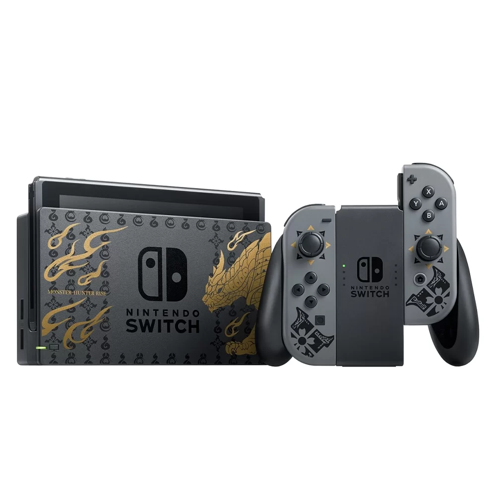 Nintendo Switch Console + Monster Hunter Rise Edition (UK)