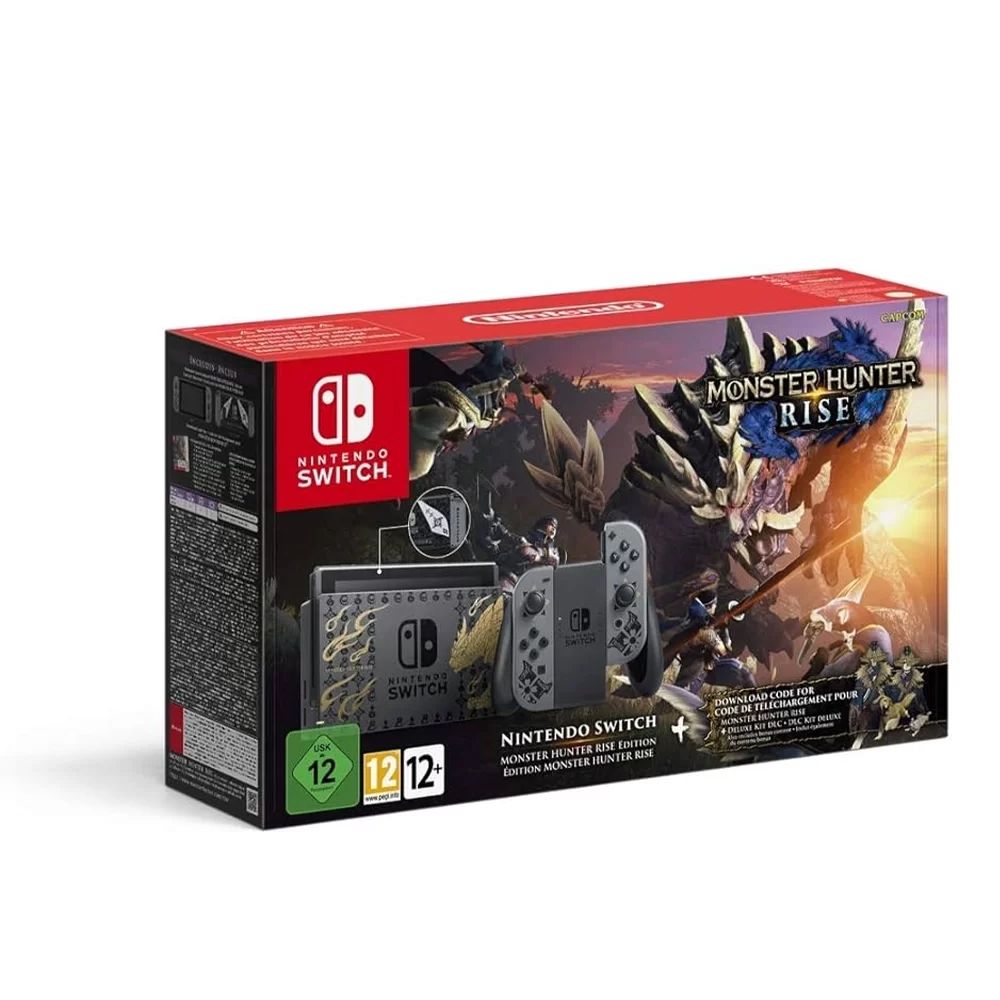 Nintendo Switch Console + Monster Hunter Rise Edition (UK)