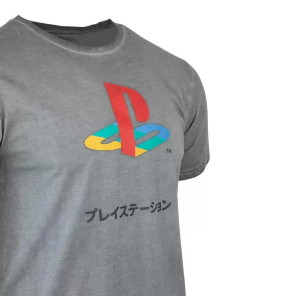 Officially Licensed PlayStation T-Shirt - Grey - Small