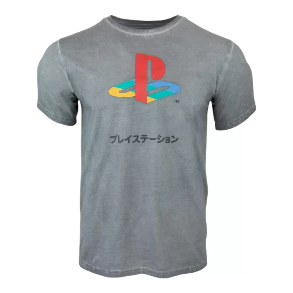 Officially Licensed PlayStation T-Shirt - Grey - Small