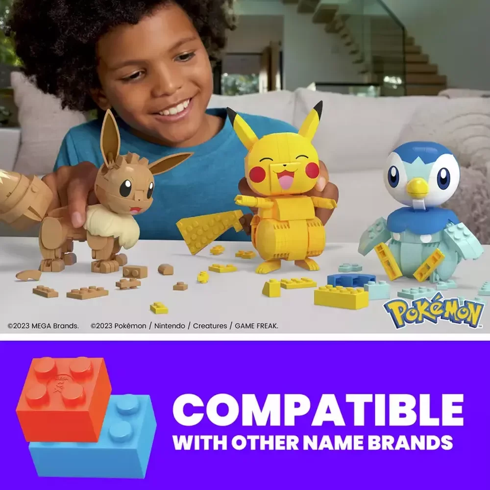 MEGA Pokémon Build & Show: Pokémon Trio Building Set