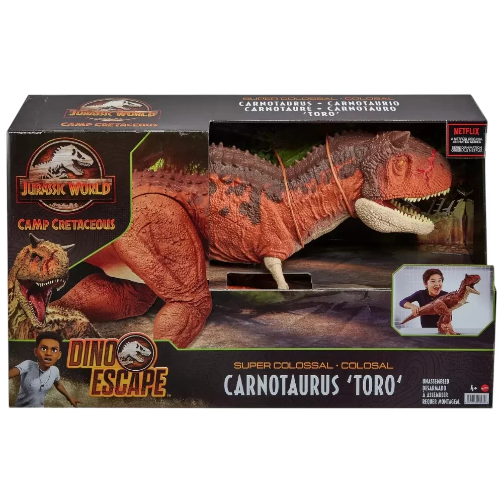 Jurassic World Super Colossal Carnotaurus Toro Dinosaur
