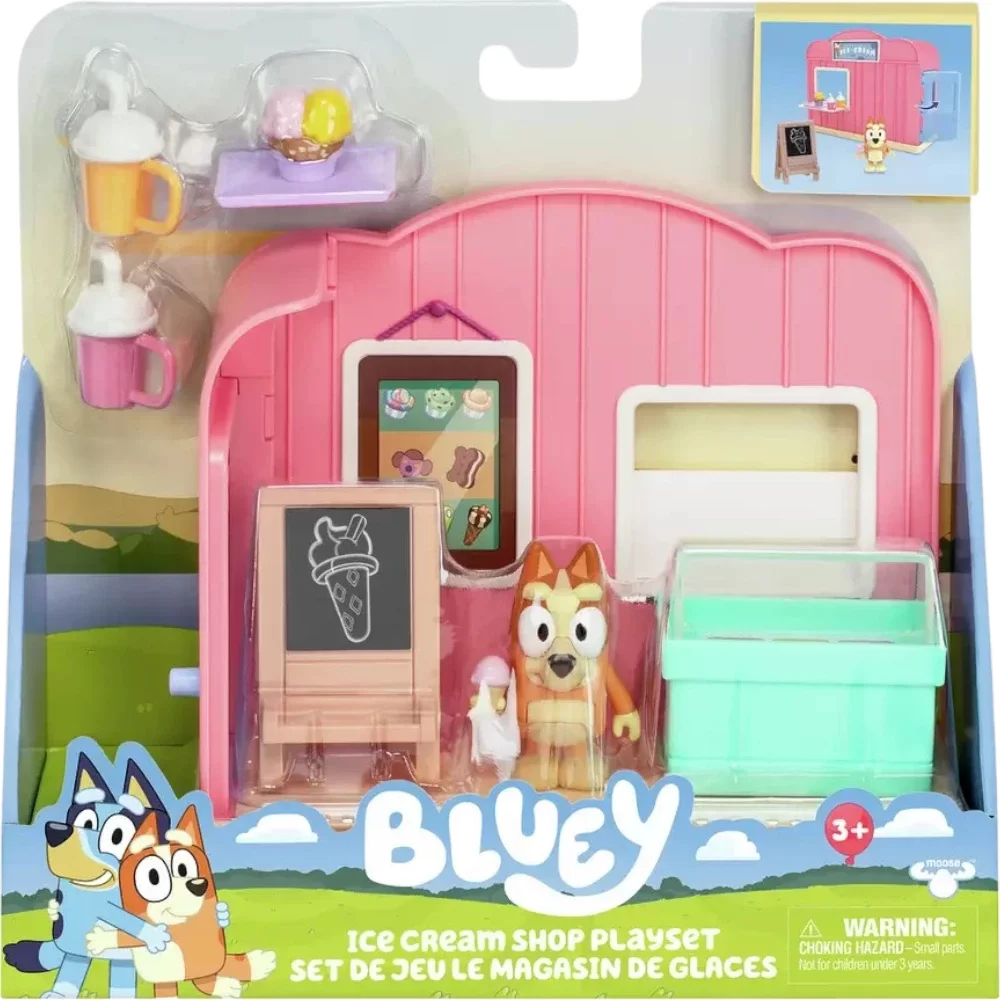 Bluey S10 Ice-cream Shop Mini Playset