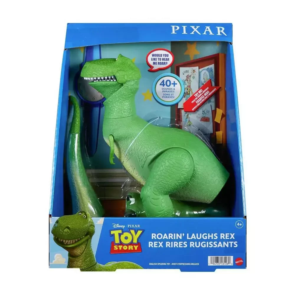 Toy Story Roarin' Laughs Rex Dinosaur Talking Figure