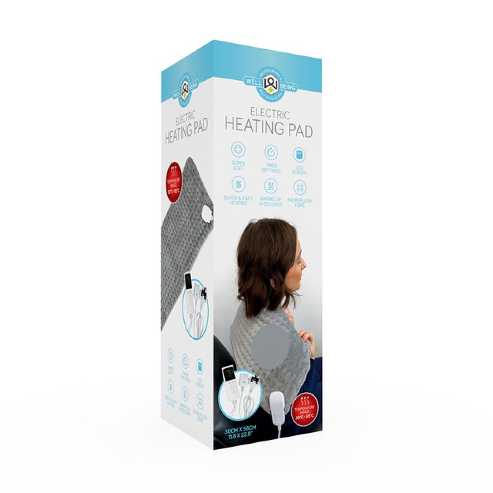 Wellbeing Electric Heating Pad-Soothing Pain Relief Heat