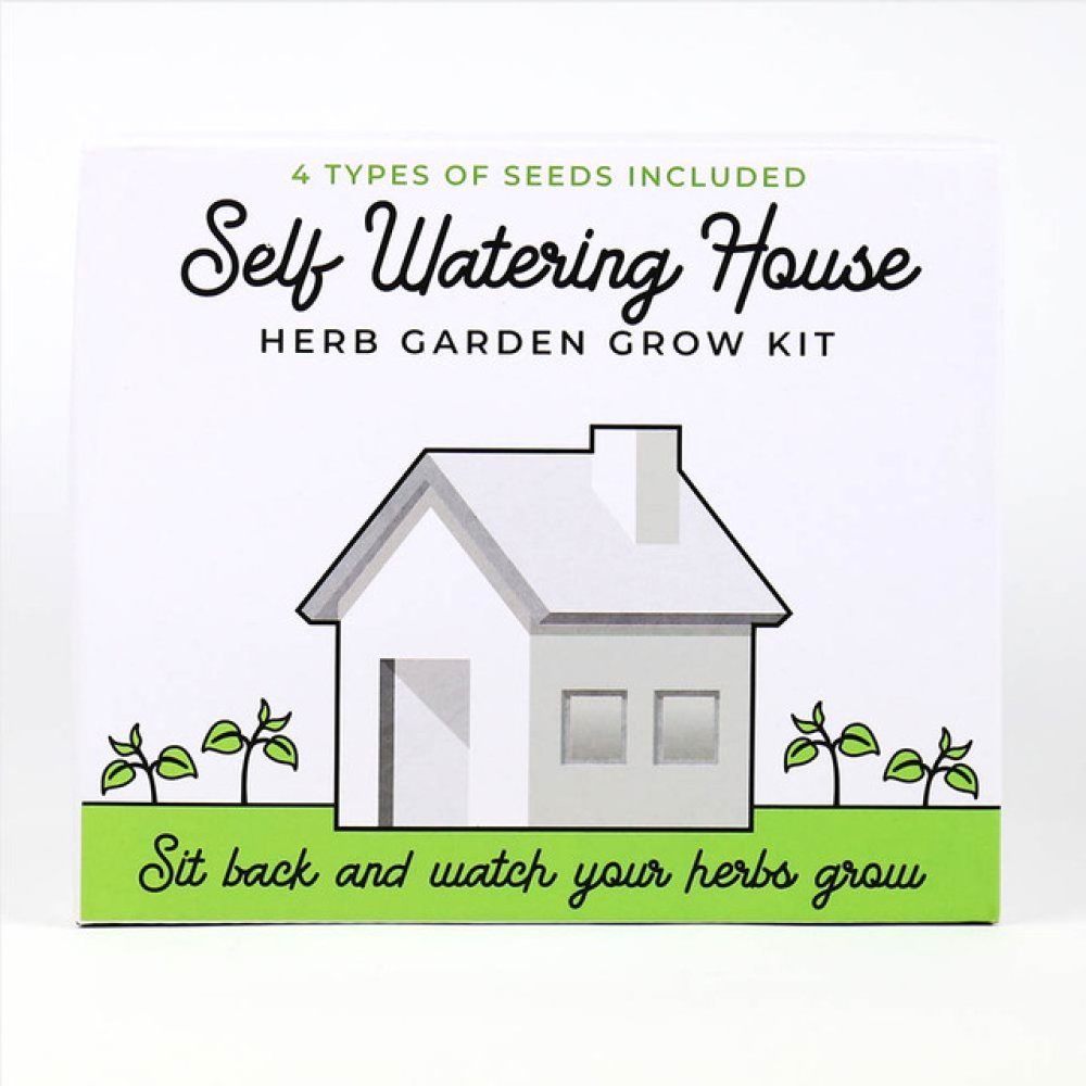 Self Watering Herb House Grow Kit for Kitchen Herbs