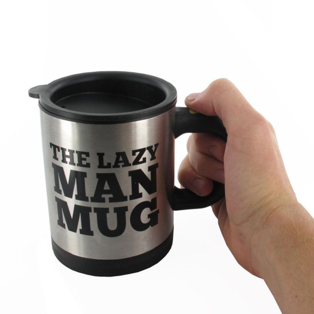 Self Stirring Mug for Tea & Coffee – Lazy Man Mug