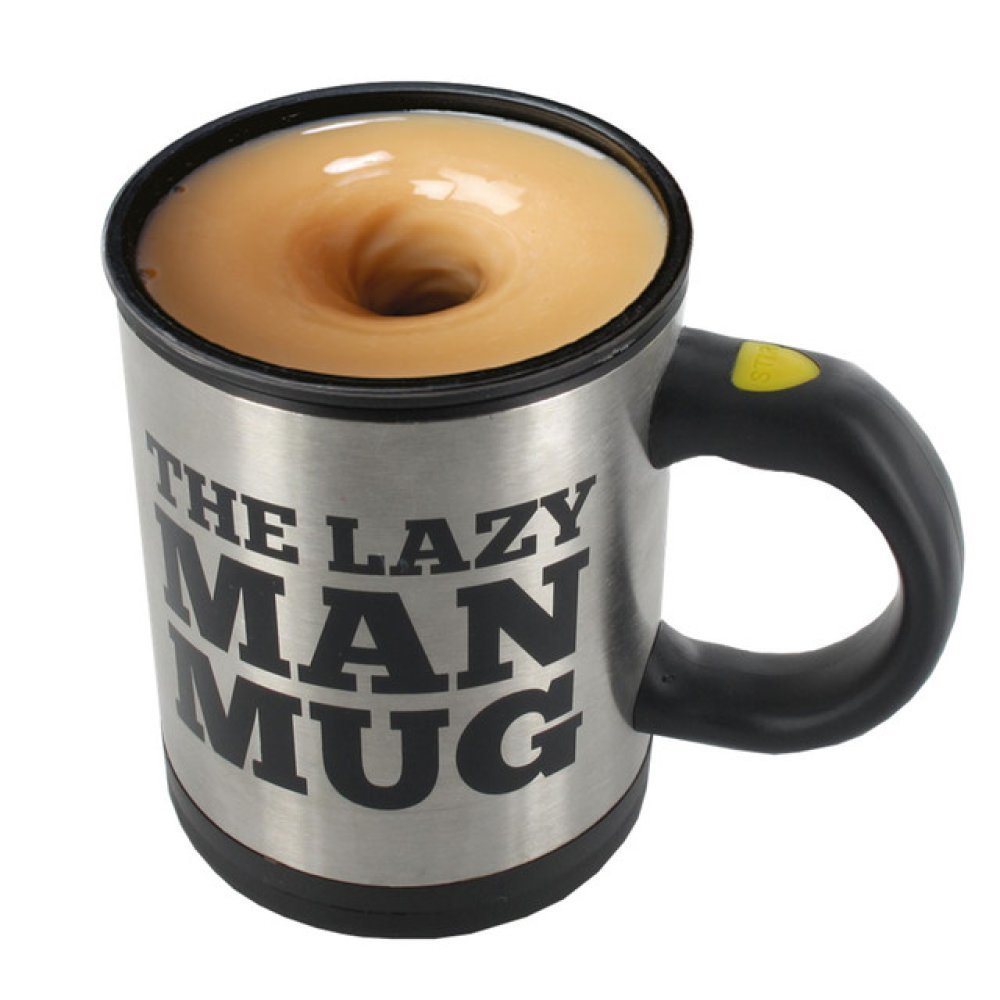Self Stirring Mug for Tea & Coffee – Lazy Man Mug
