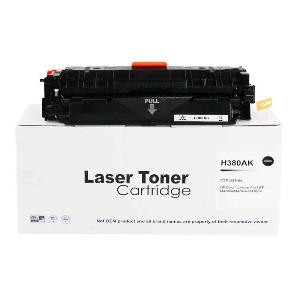 HP LJ Pro M476 CF380A  Std. Black Toner also for 312A