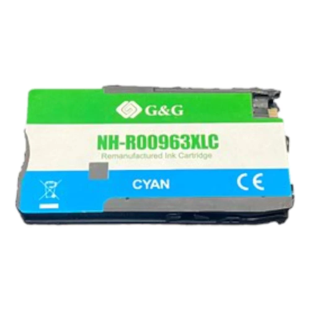 HP G&G 3JA27AE 963XL Cyan Ink Ctg - Ink Level Shown