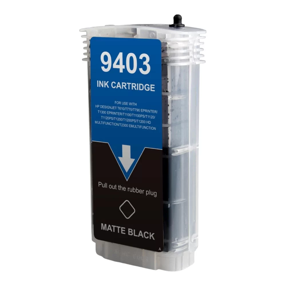 HP Designjet T610 C9403A Hi Yld Matt Black Ink No 72