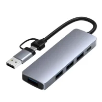 AirSky 5 In 1 USB C/USB A Hub Docking Station