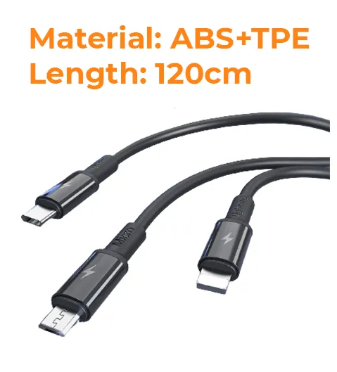 CB4010 3-in-1 USB Multi Charging Cable